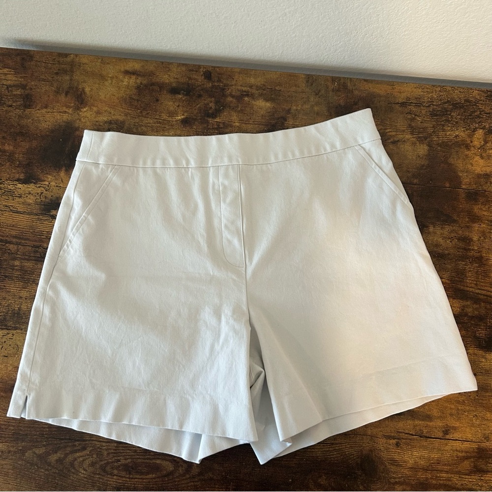 SPANX High Waist Women's Shorts in White active shorts